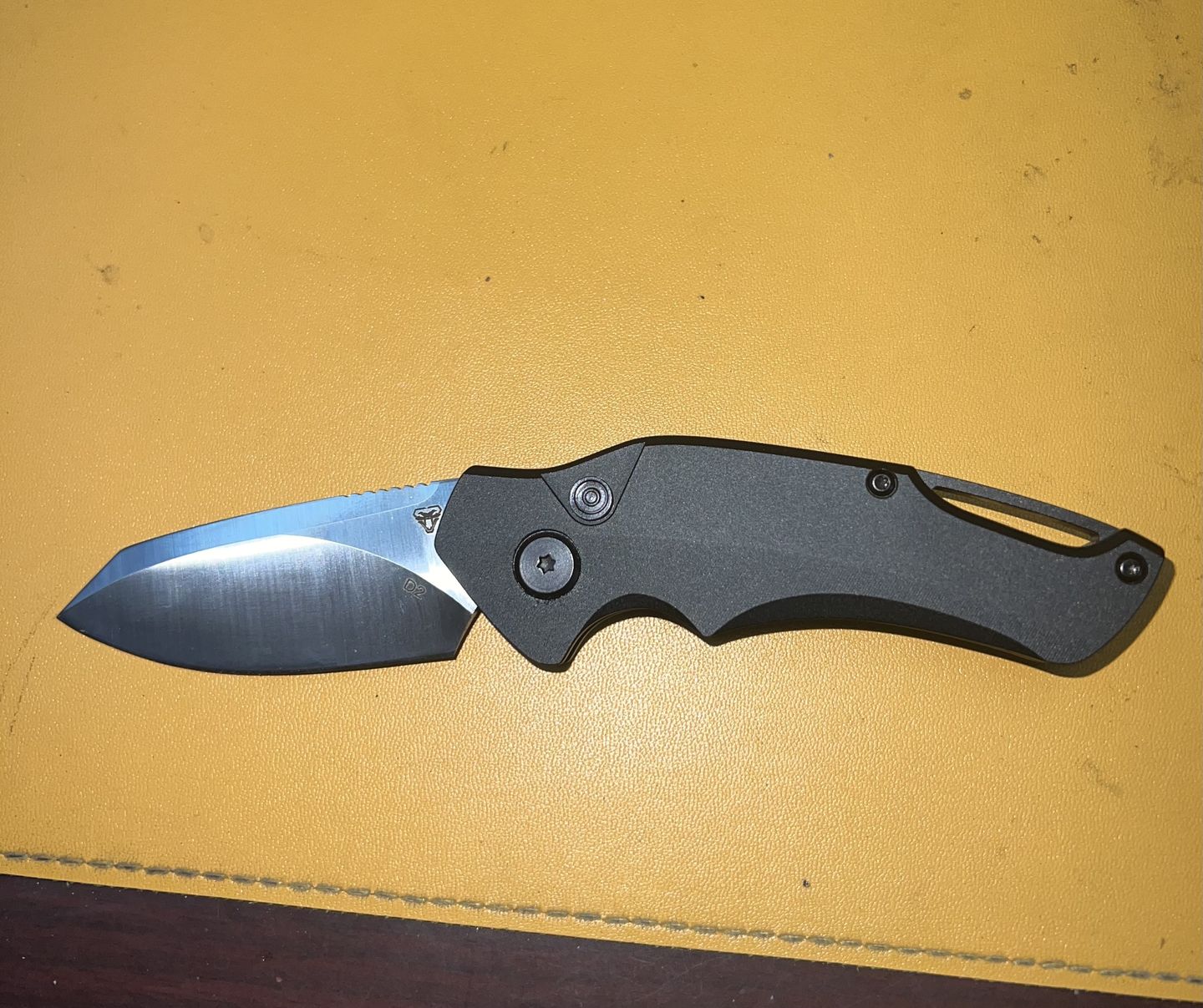 Customer photo review of The Grunt Automatic Switchblade Knife