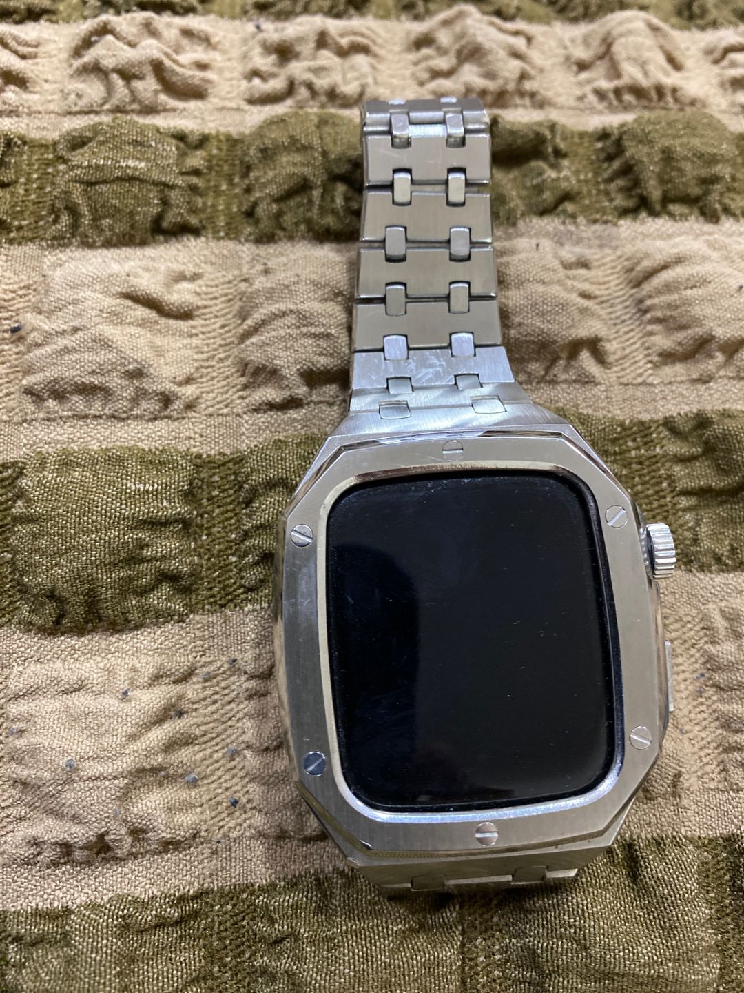 Customer photo review of Bracelet et coque luxe style AP pour Apple Watch