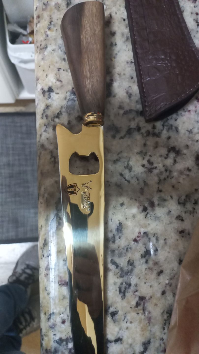 Customer photo review of Faca Artesanal Agro É TOP