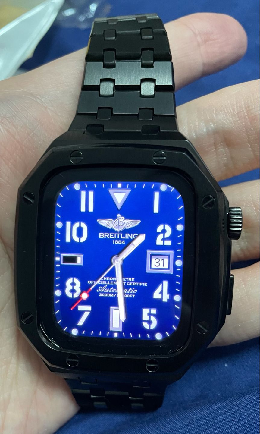 Customer photo review of Bracelet et coque luxe style AP pour Apple Watch