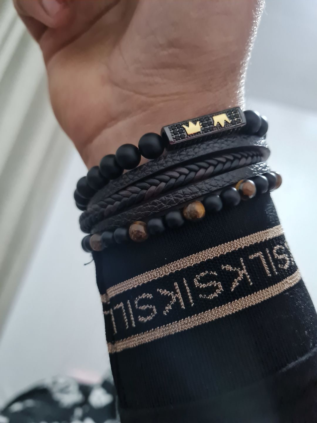 Customer photo review of Pulsera LeatherCraft Brown - Private Collection