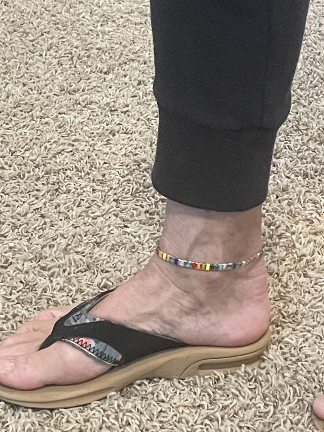 Customer photo review of Aloha - Stretch Anklet
