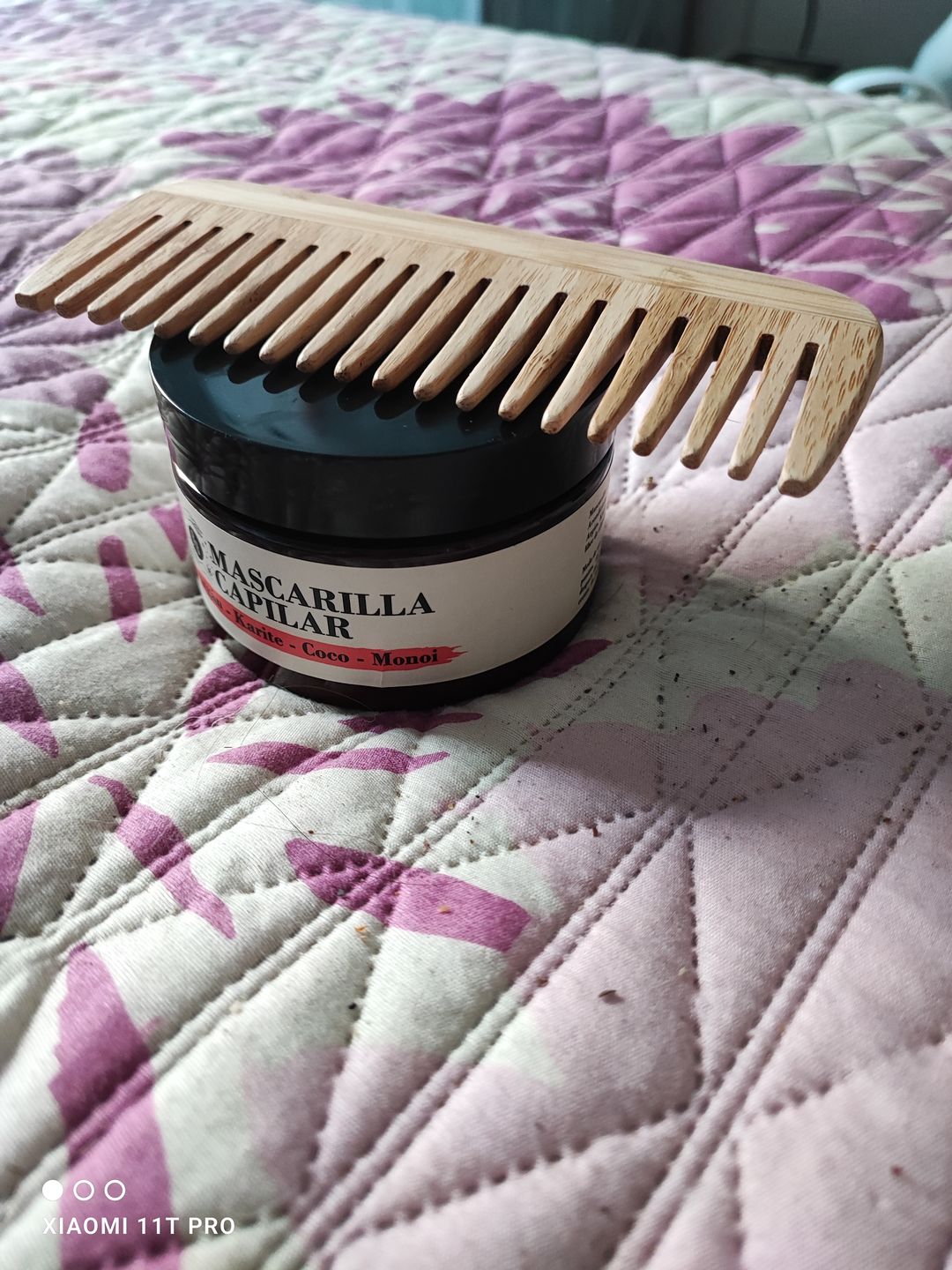Customer photo review of Mascarilla Capilar Ultra Humectante + REGALO Peineta de Madera