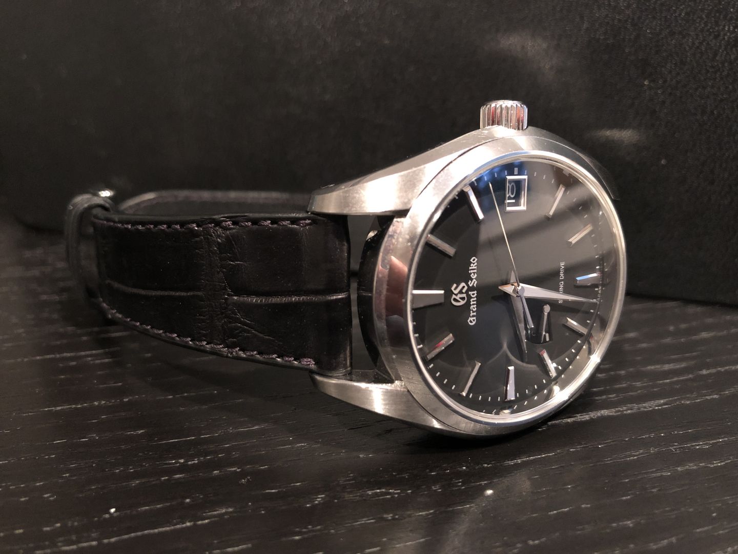 Customer photo review of Matte Black Alligator