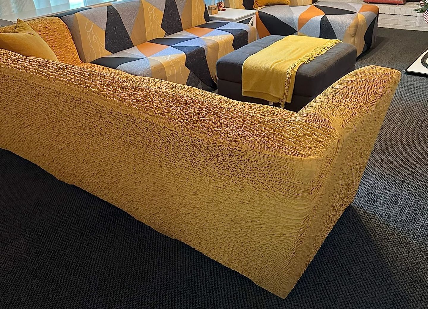 Customer photo review of Sofa 3 Seater Slipcover, Comfort Collection