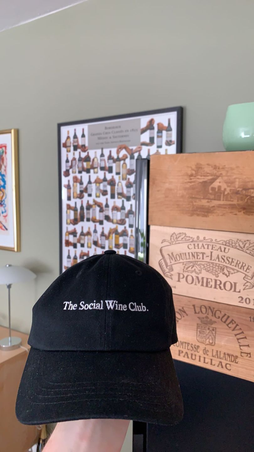 Customer photo review of The Social Wine Club. Dad hat