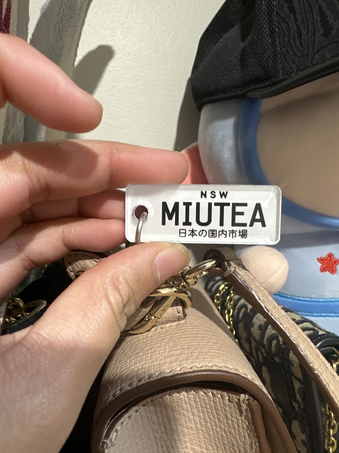 Customer photo review of NSW Japanese (JDM) Licence Plate Custom Keychain 🇯🇵