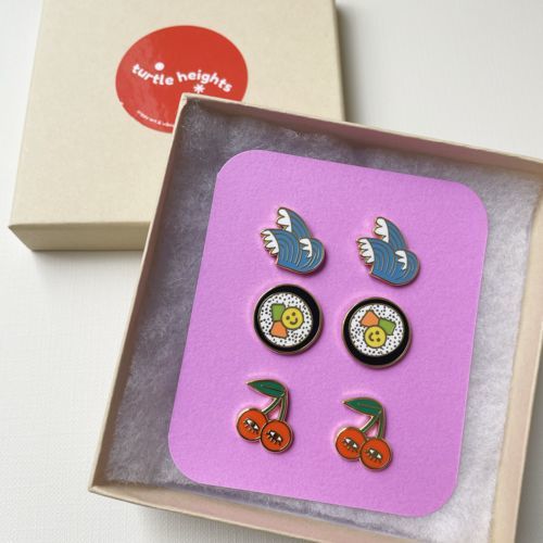 Customer photo review of Custom Earrings