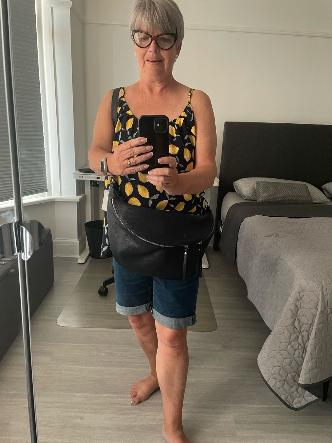 Customer photo review of Emilia Large Crossbody Waist Bag