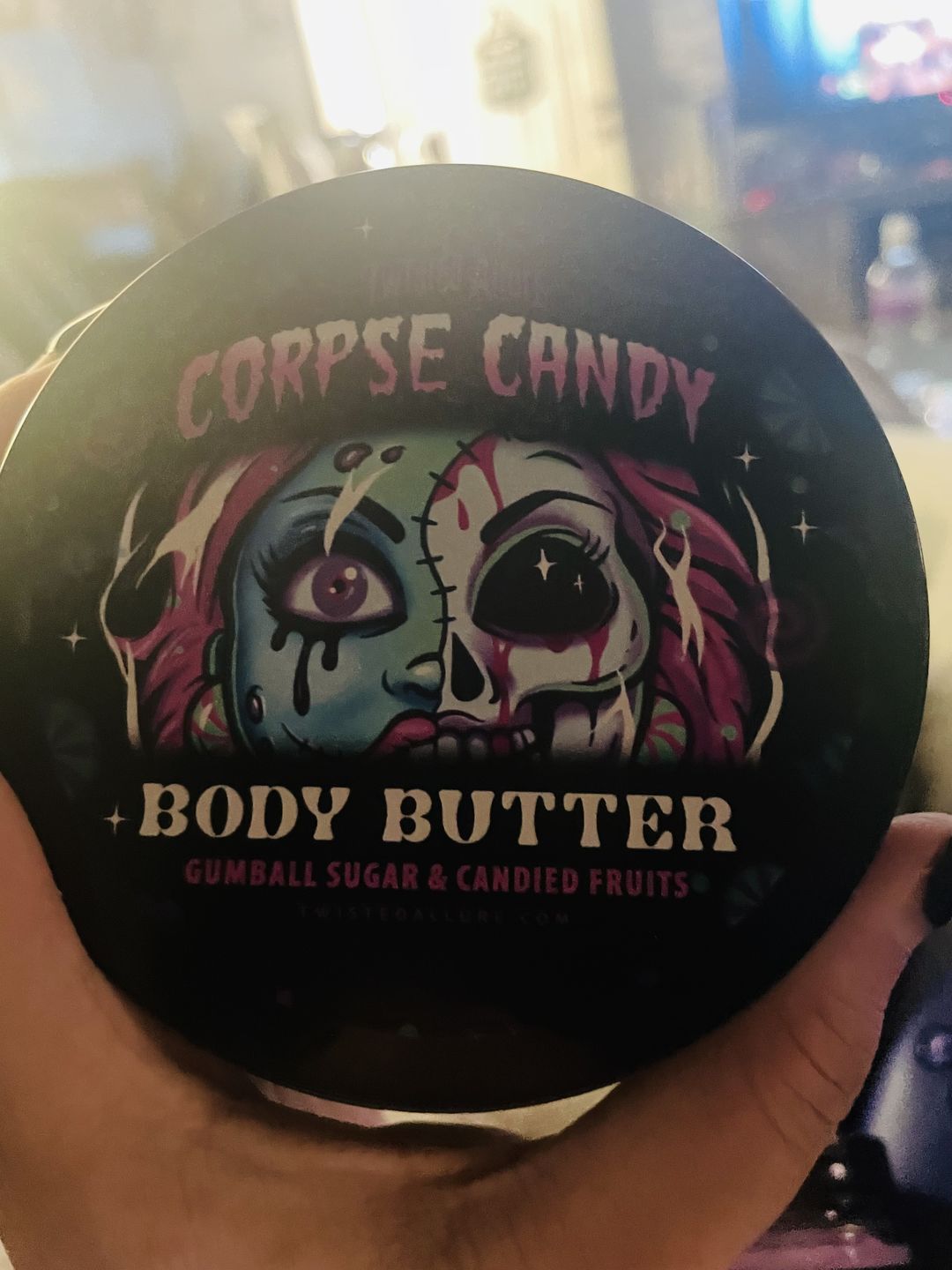 Customer photo review of Corpse Candy Body Butter (Gumball sugar & Candy Fruits)