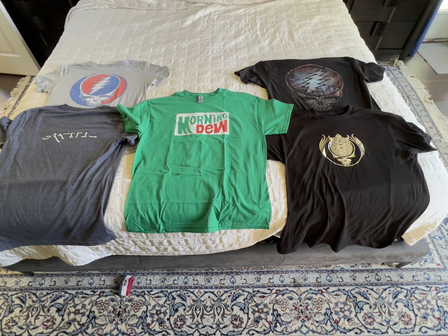 Customer photo review of Grateful Dead Morning Dew T Shirt