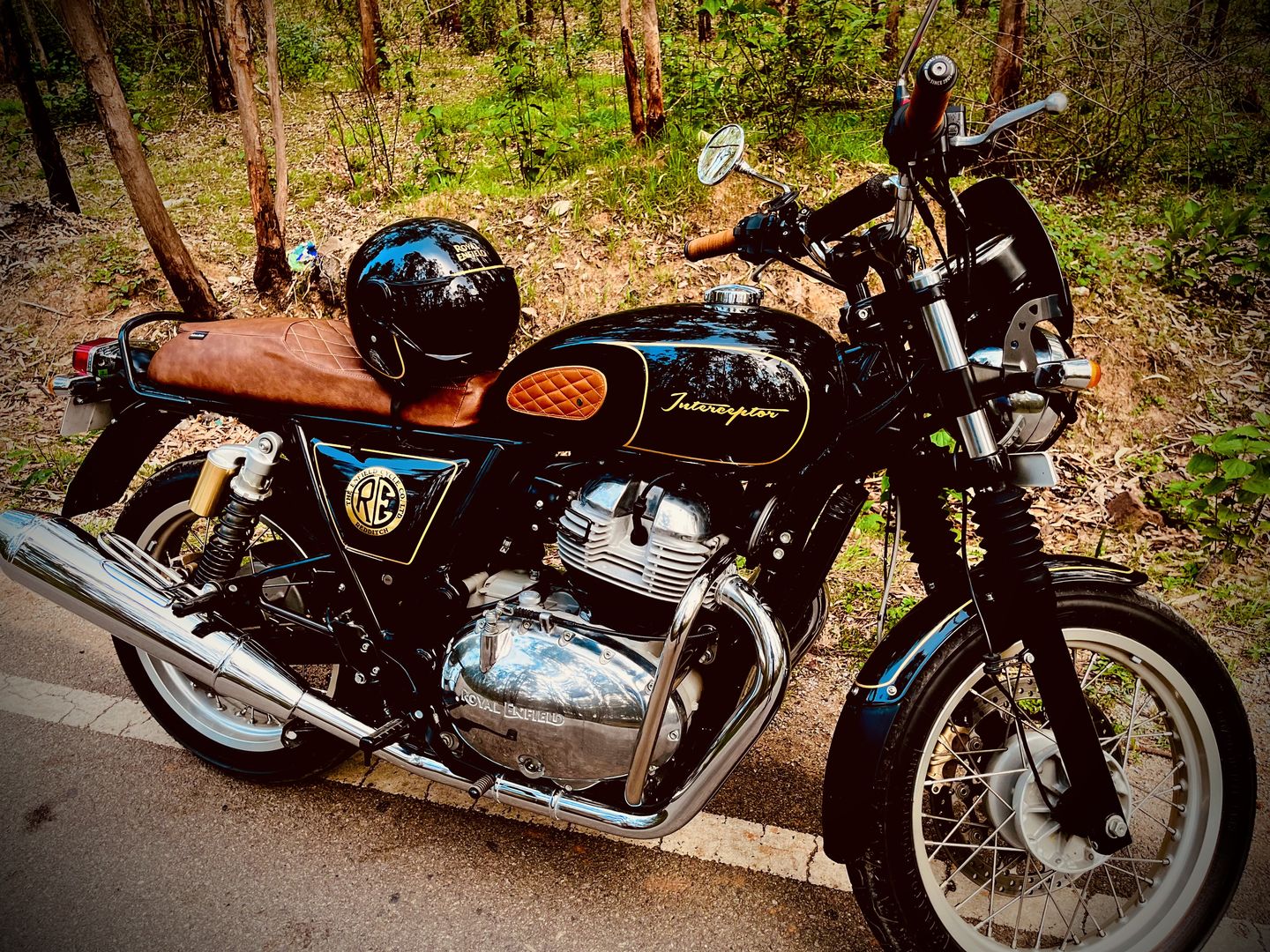 Customer photo review of tank pads mini leather diamond
