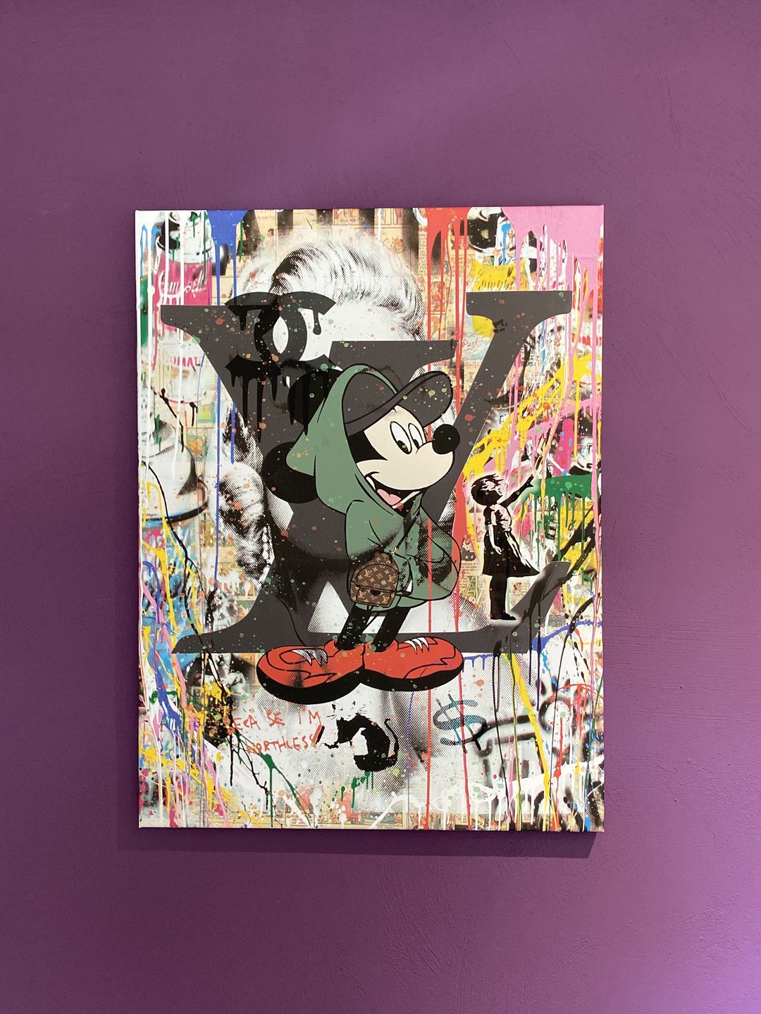 Customer photo review of Luxury Comic Pop Art