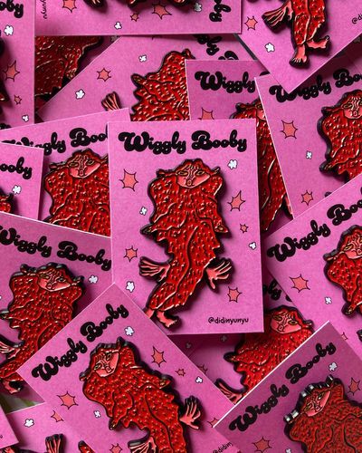 Customer photo review of Custom Enamel Pins