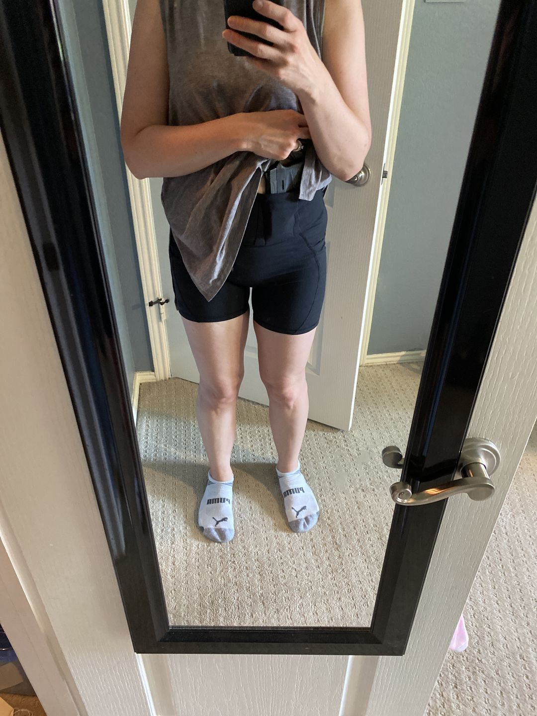Customer photo review of Concealed Carry Shorts With Pockets | Black