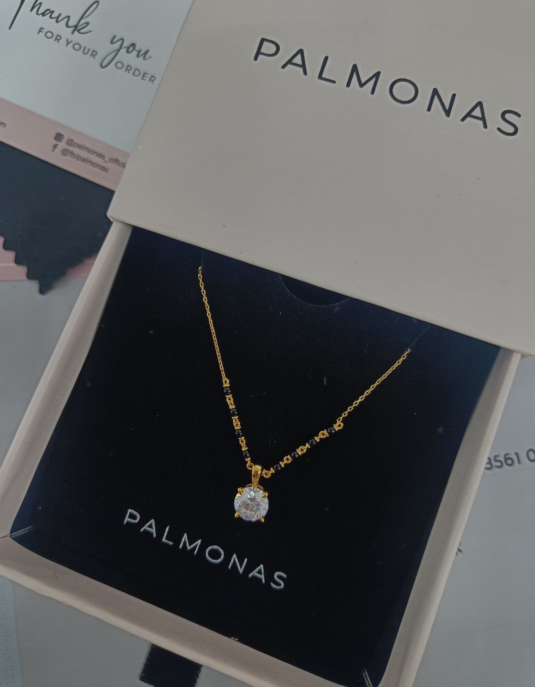 Customer photo review of Royal Diamond Mangalsutra | BIS Hallmarked | 18k Gold Vermeil