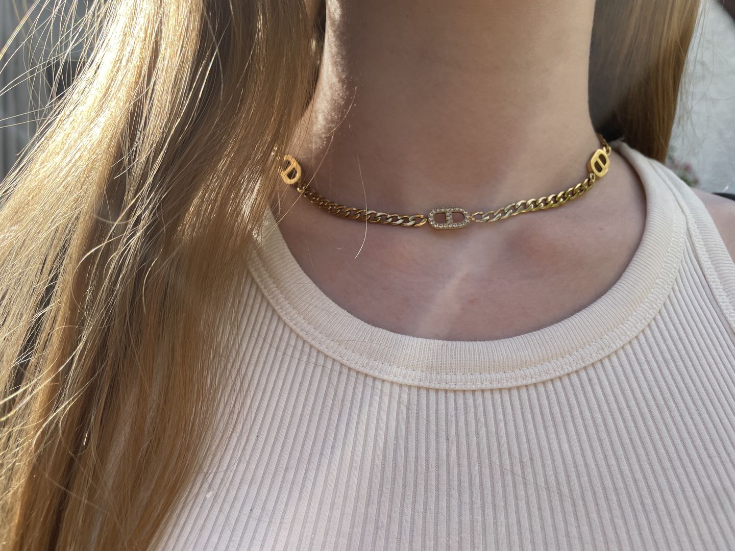 Customer photo review of Prestige 2 Halskette | 18K vergoldet