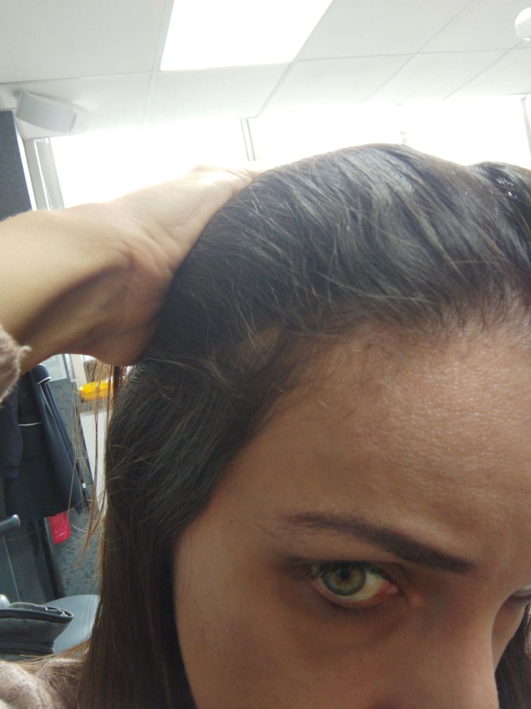 Customer photo review of Shampoo anticaída en barra