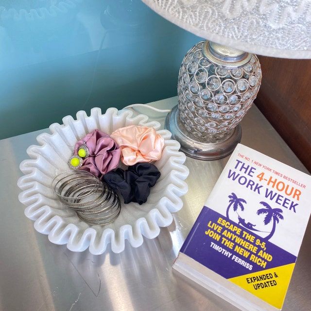 Customer photo review of Ruffle Marble Scalloped Bowl