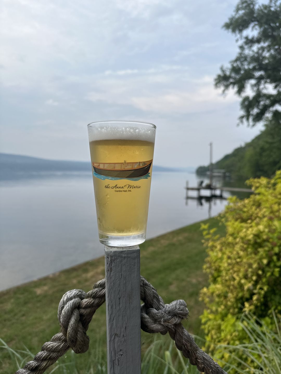 Customer photo review of Custom Pint Glasses
