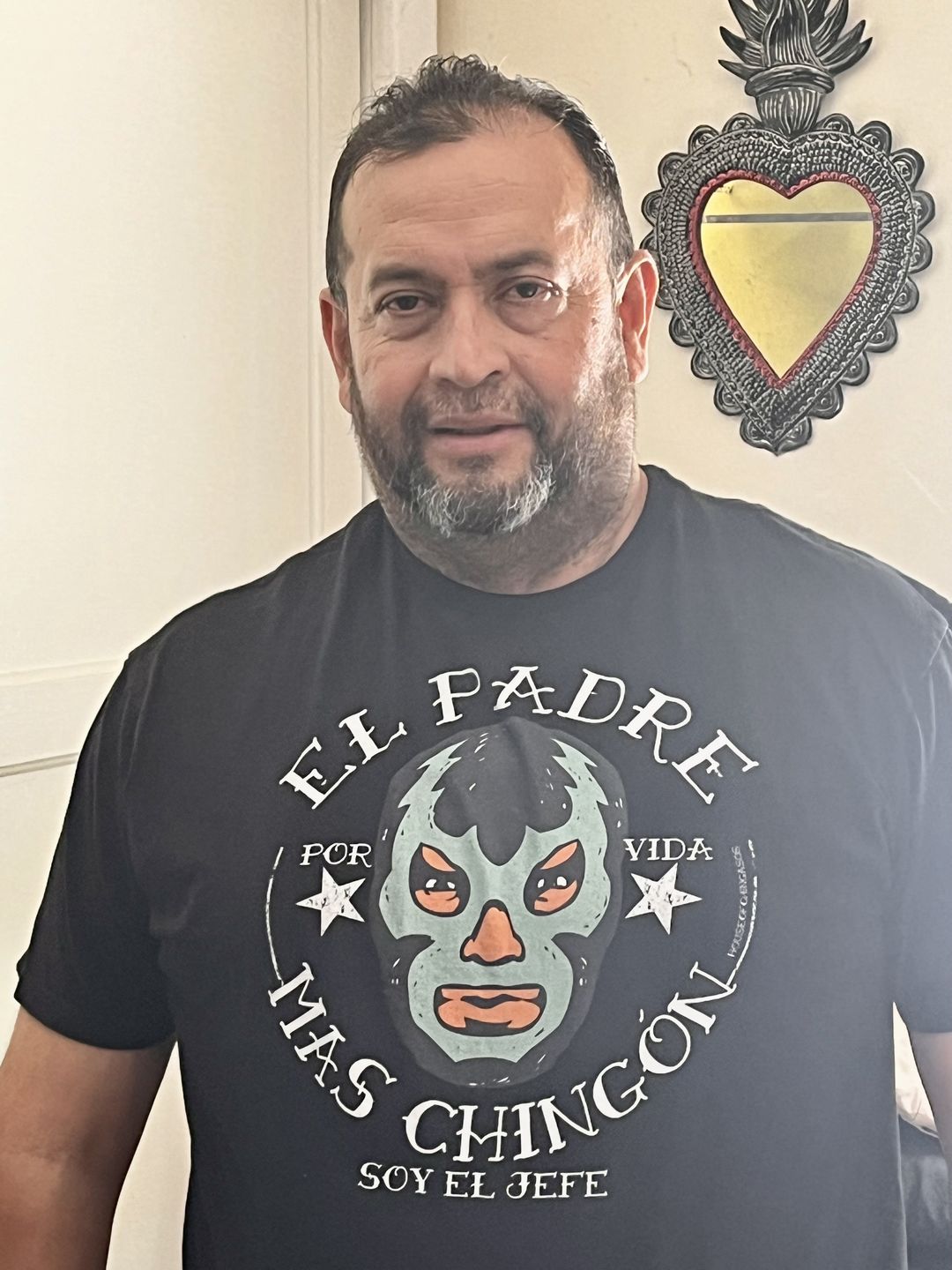 Customer photo review of El Padre Mas Chingon OG T-Shirt