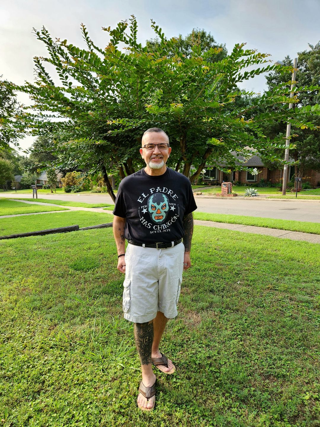 Customer photo review of El Padre Mas Chingon OG T-Shirt