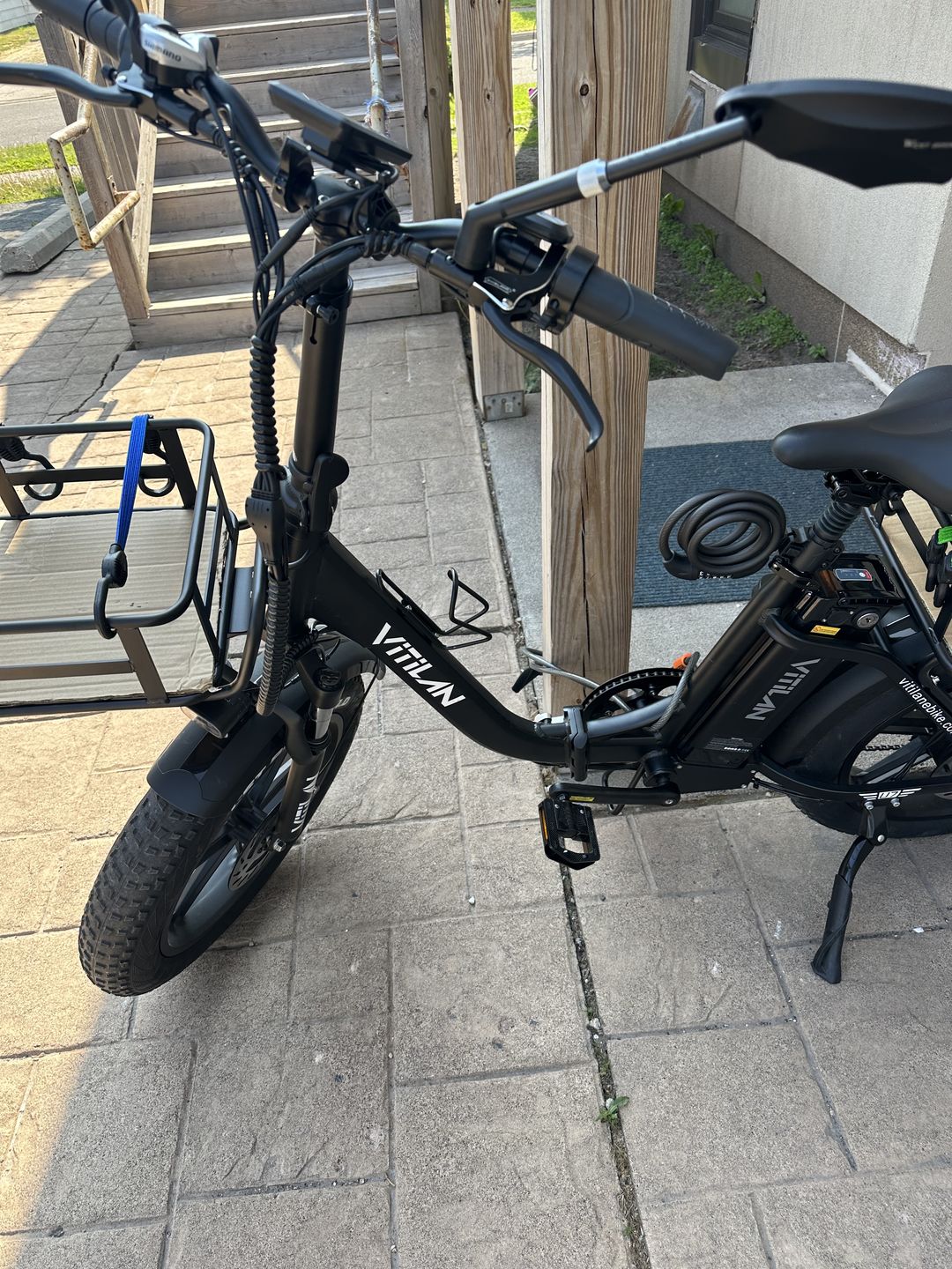 Customer photo review of U7 Step-thru Foldable Fat Tire Electric Bike