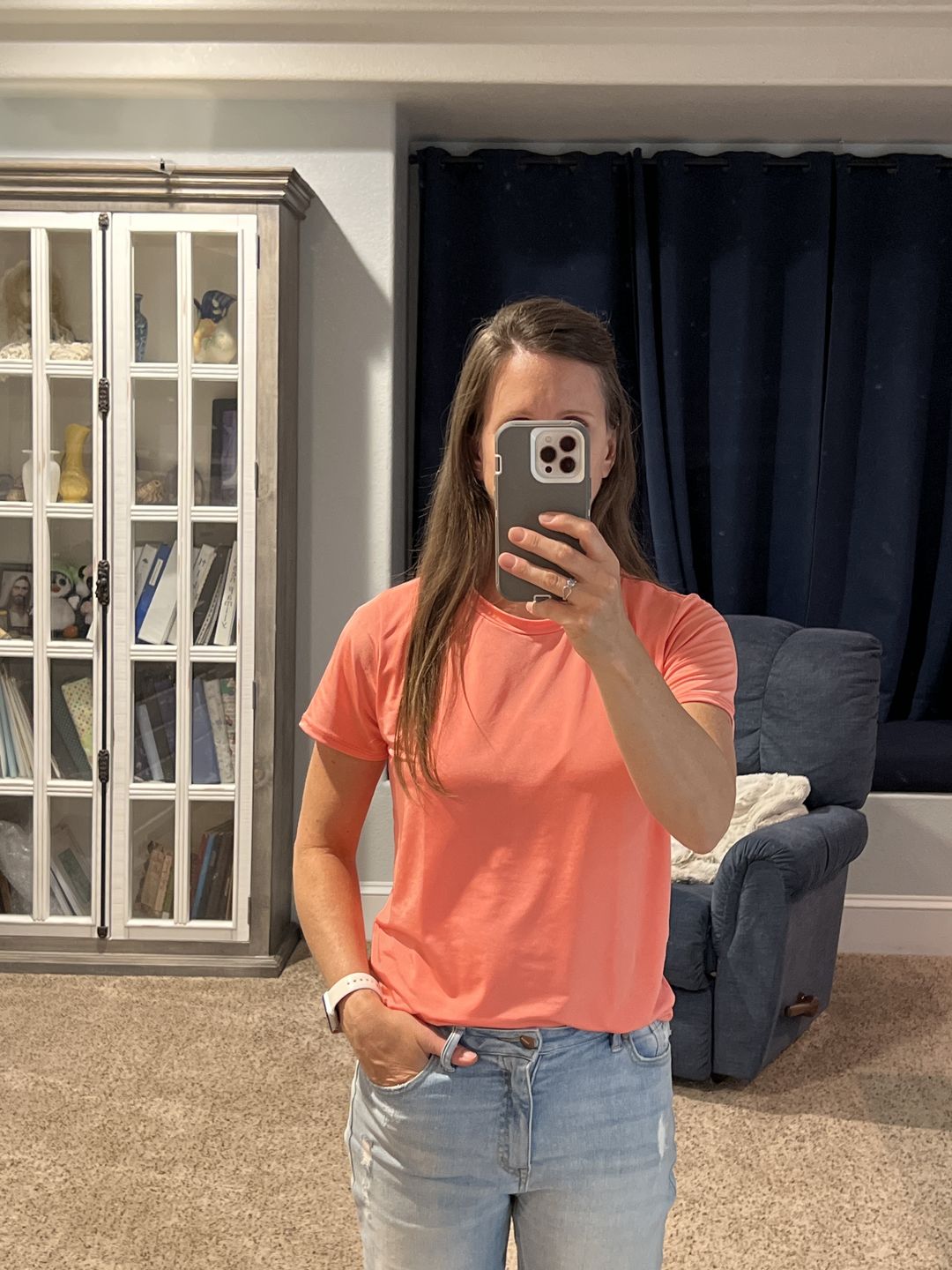 Customer photo review of Brigitte Brianna Crew Neck Tee