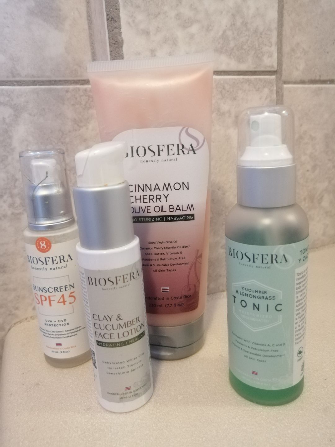 Customer photo review of Sunscreen Cream SPF45