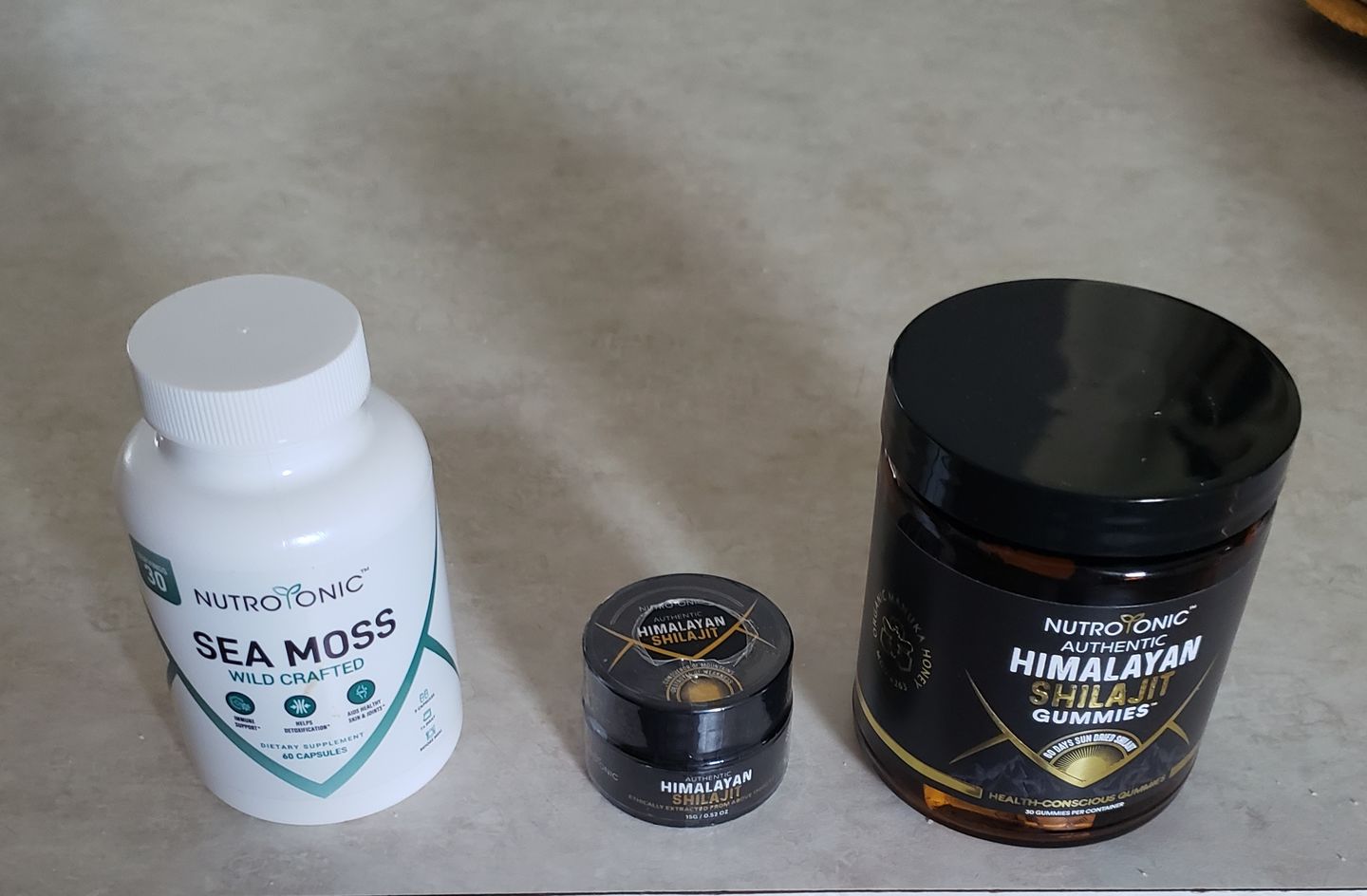 Customer photo review of Authentic Himalayan Shilajit® Gummies Sweetened with Organic Manuka Honey Flavored with Organic Blood Orange Oil & Organic Vanilla