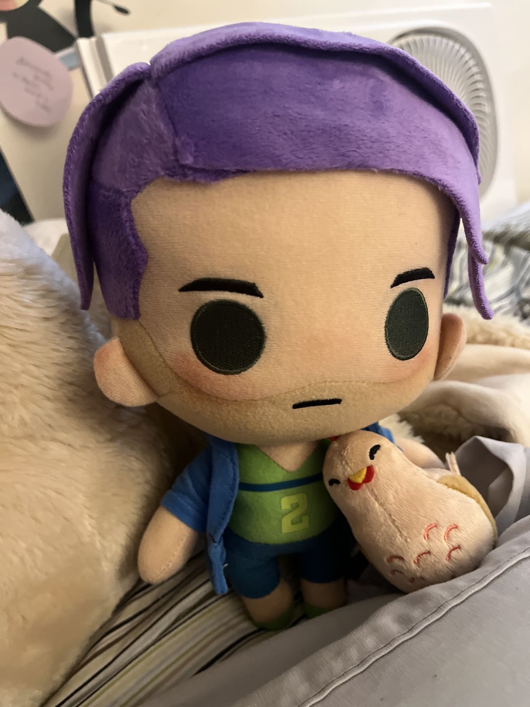 Customer photo review of Stardew Valley - Shane Collector's Plush