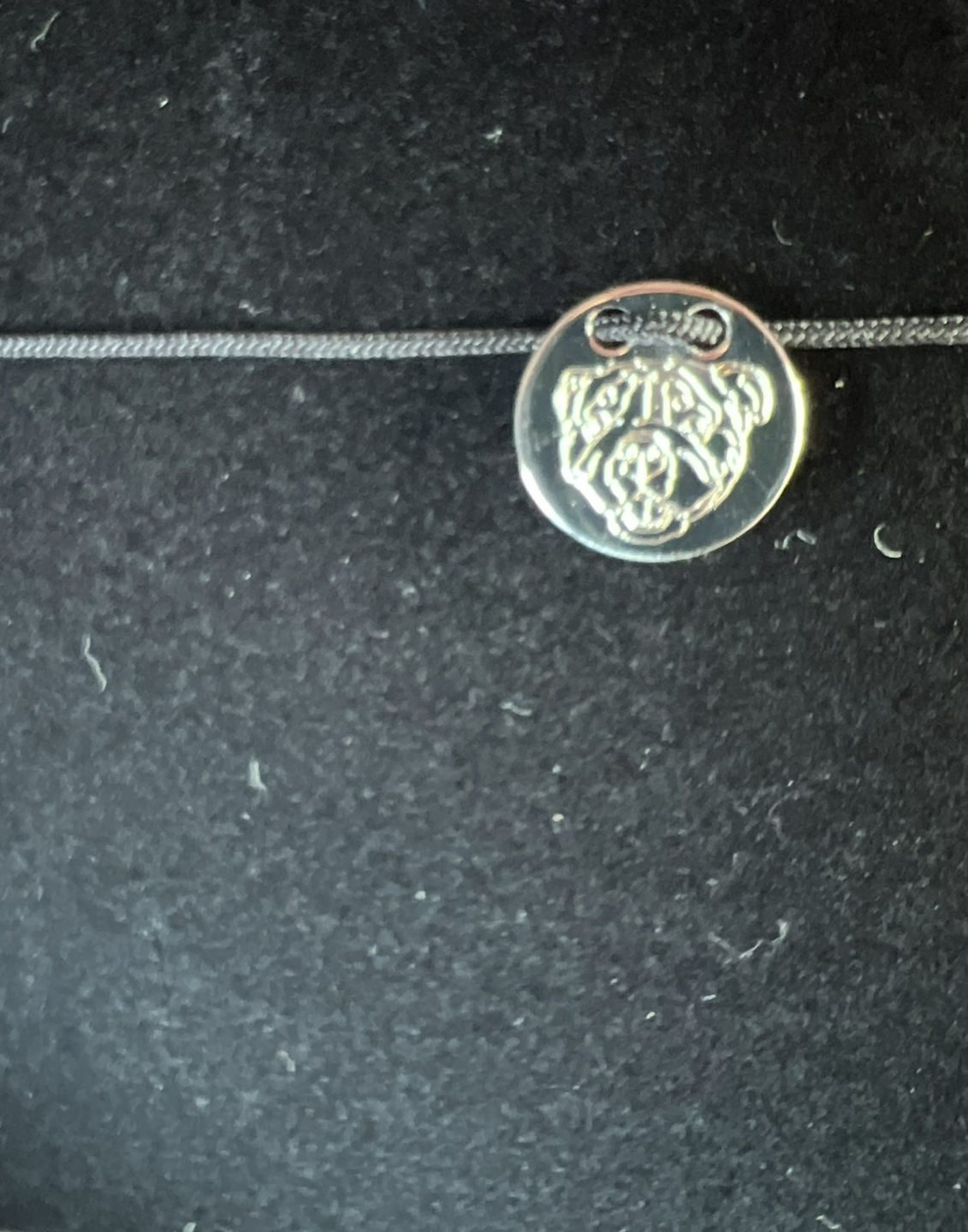 Customer photo review of Custom Silver Friendship Bracelet