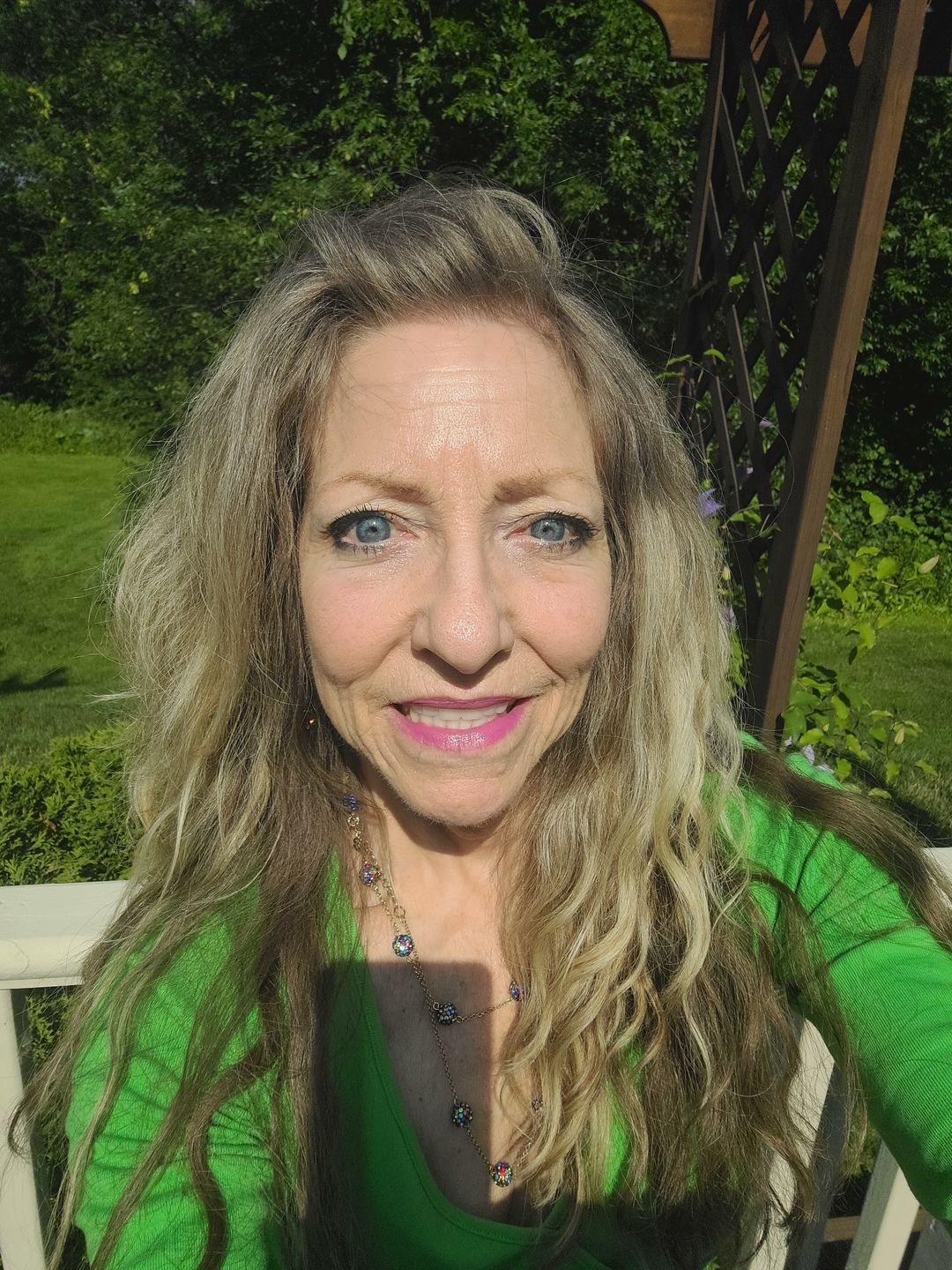 Customer photo review of Amazonia Antarctic Blue Prescription Colored Contact Lenses