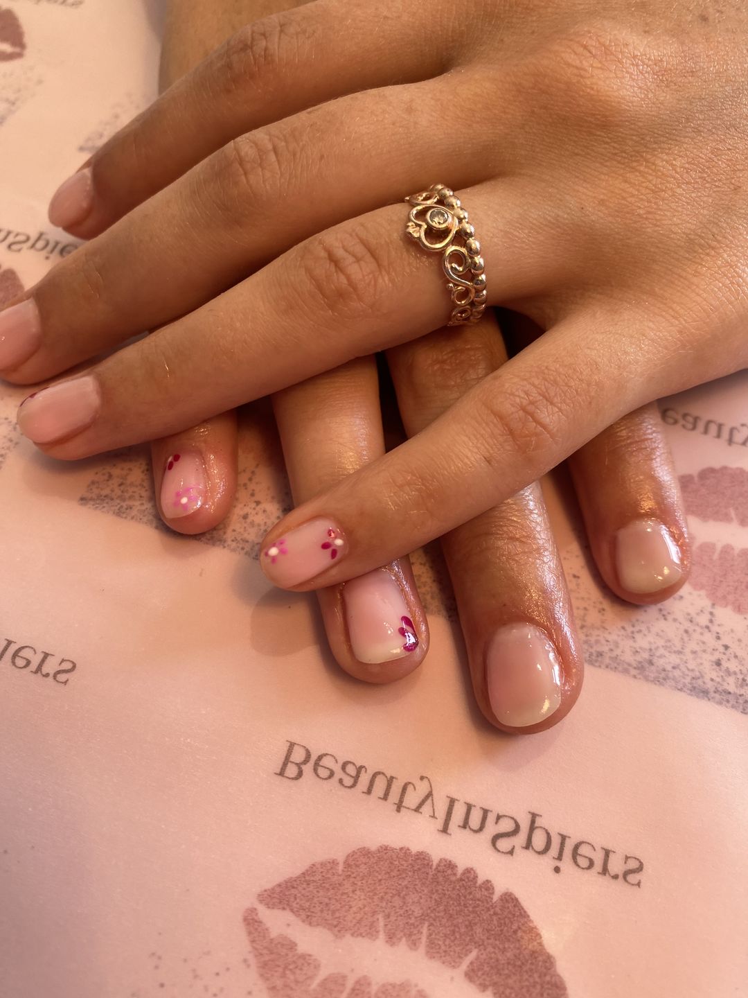Customer photo review of Semilac Fiber Base UV Gel Polish 7 ml