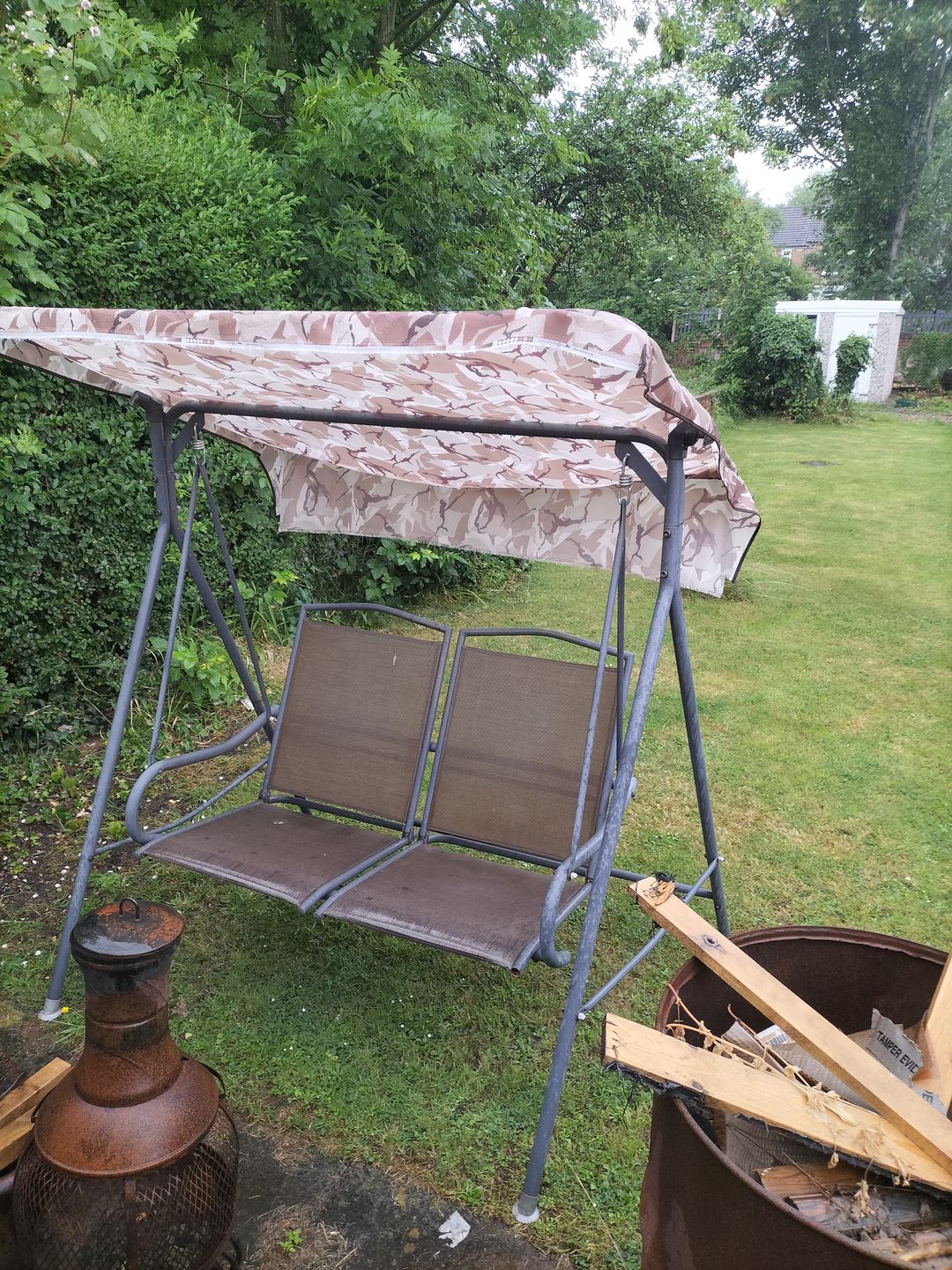 Customer photo review of Water Resistant Camouflage Ripstop Fabric