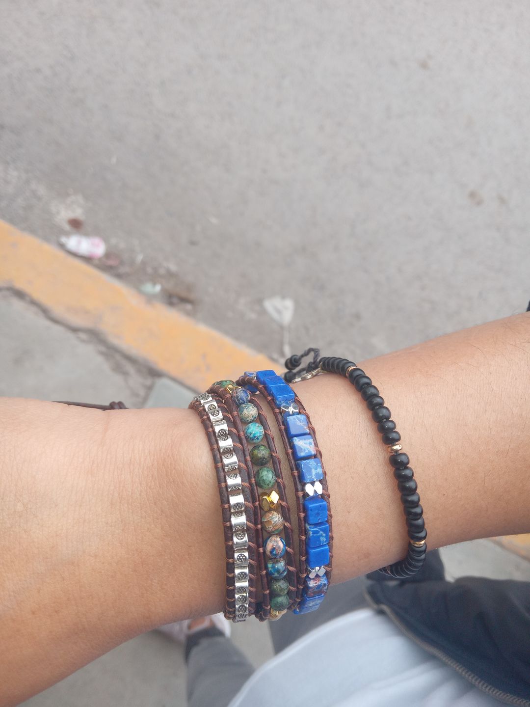 Customer photo review of Namaste Heart Protection Wrap Bracelet