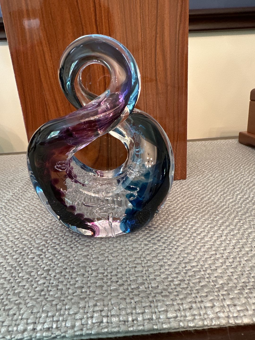 Customer photo review of Twisted Circle of Life with Cremation Ashes
