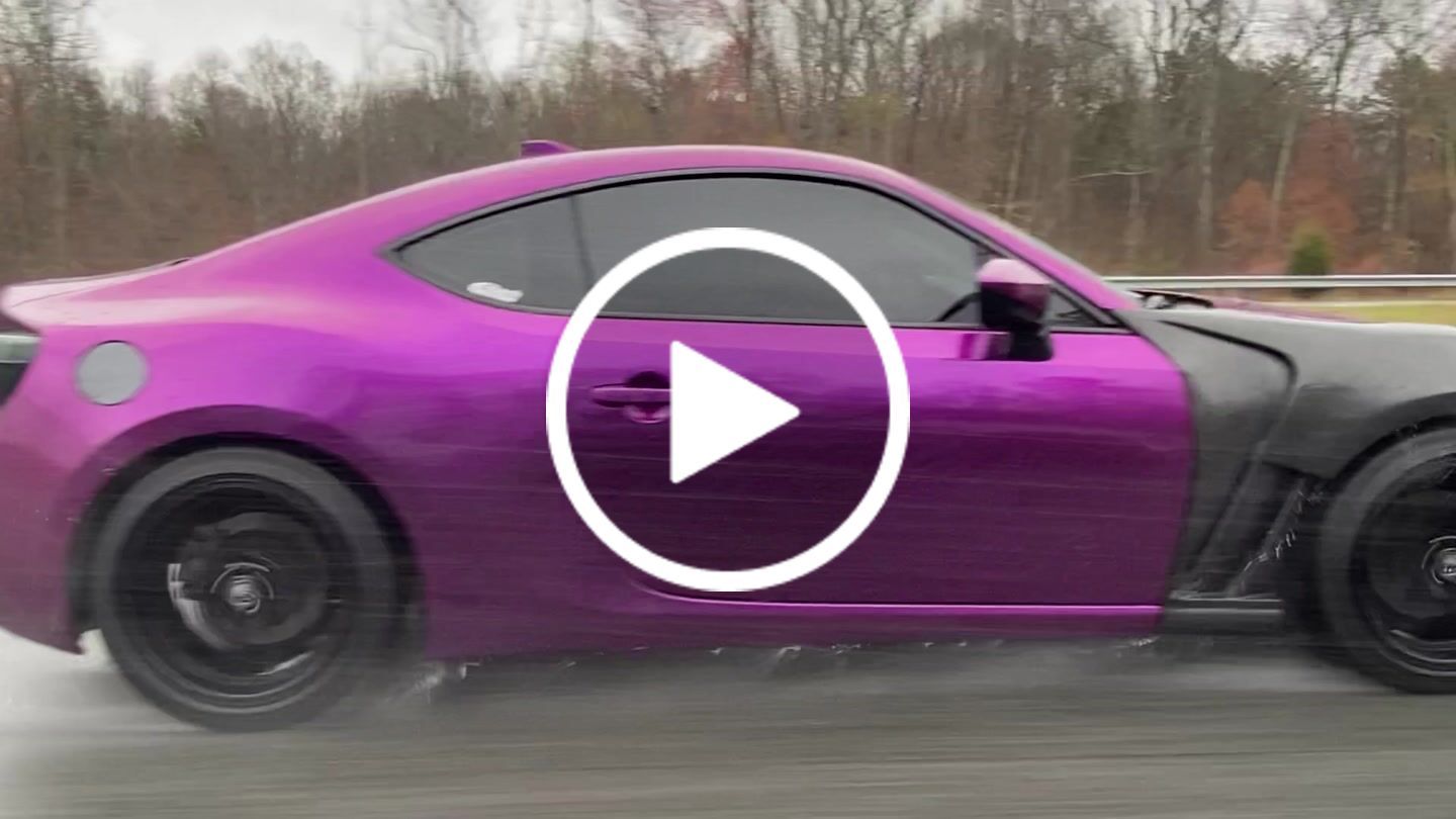 Customer video review of Glossy Metallic Grape Purple Vinyl Wrap
