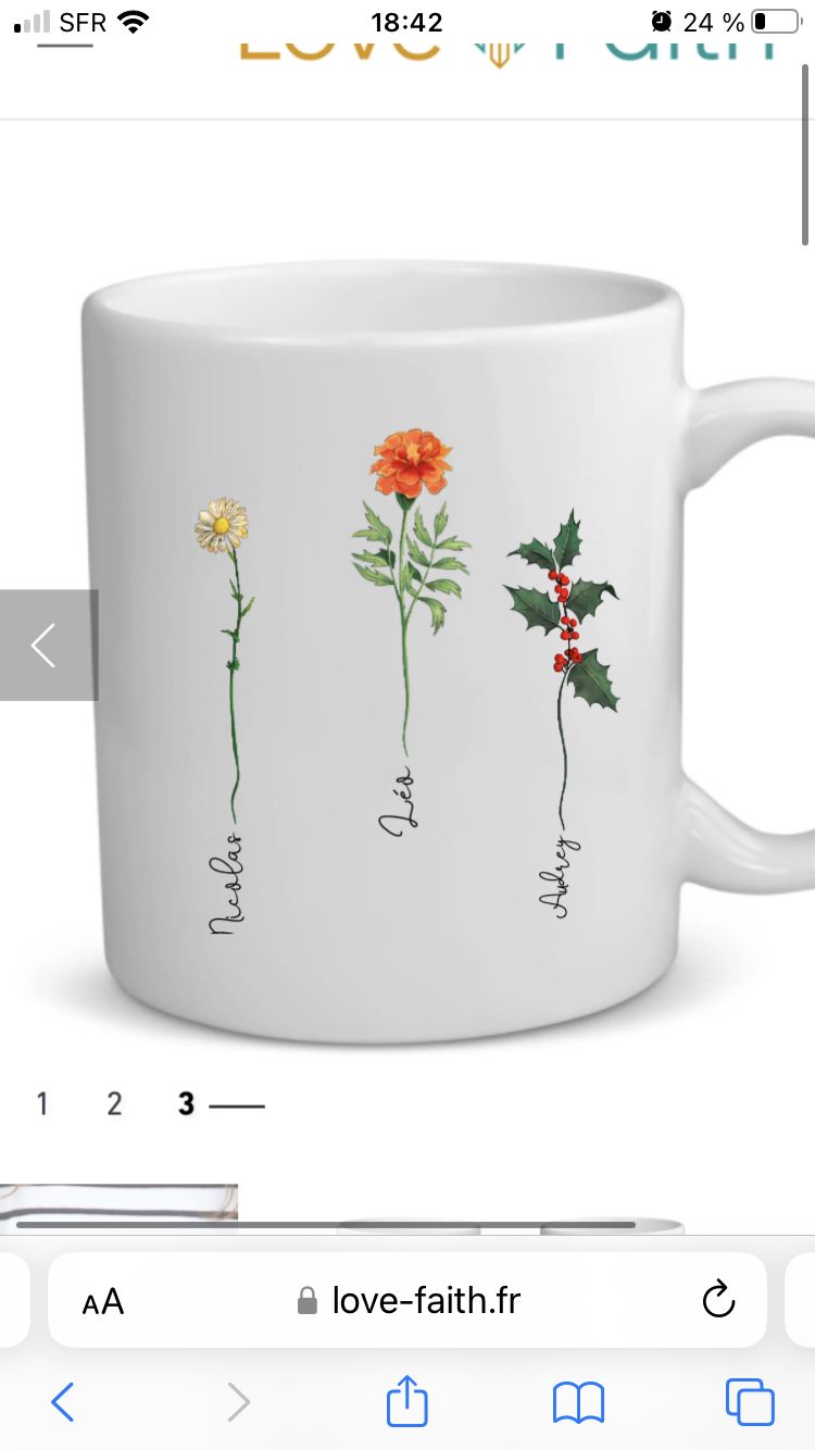 Customer photo review of Le jardin de mamie - Grands-parents-Tasse