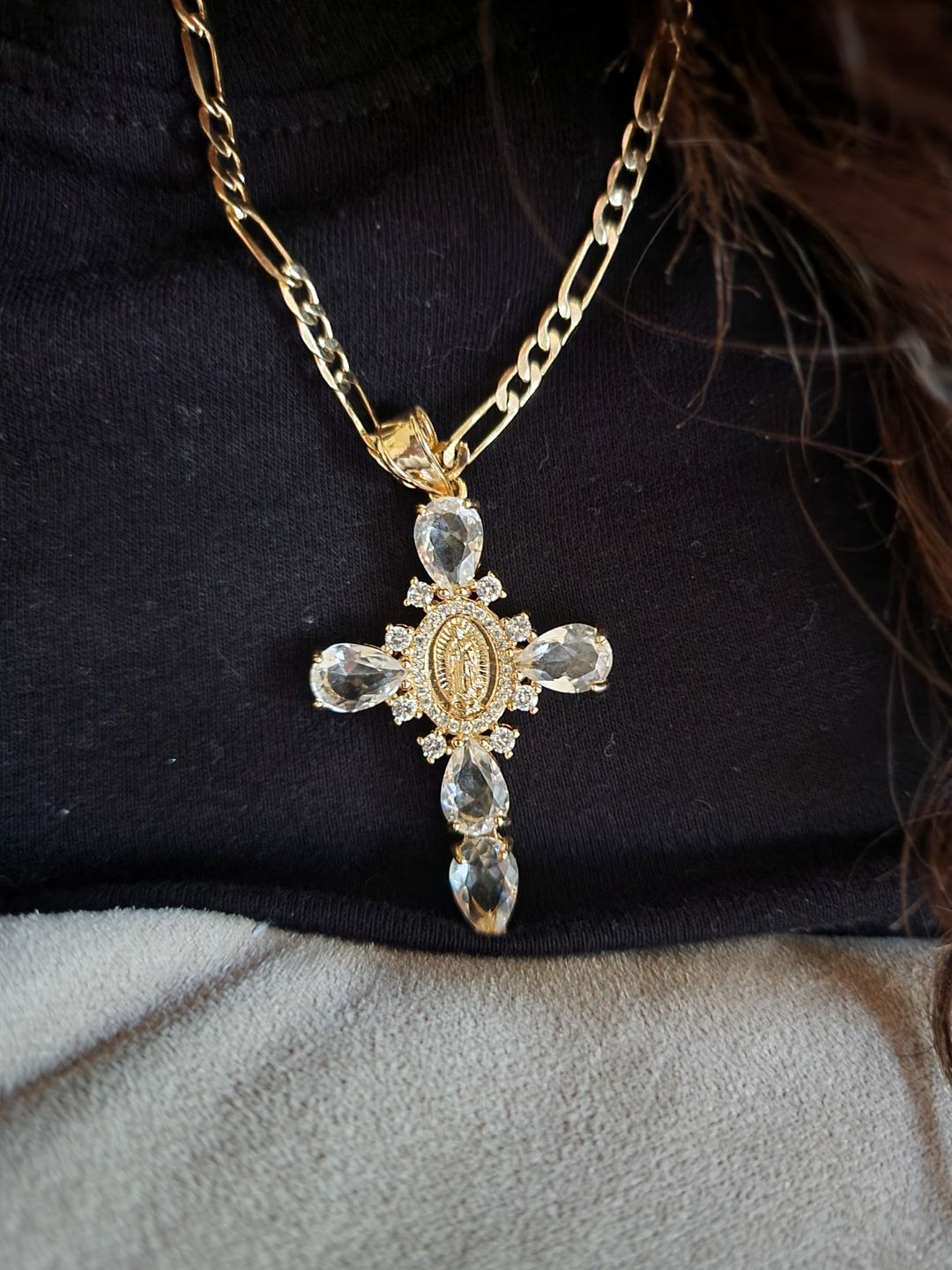 Customer photo review of Virgen Mary Cross