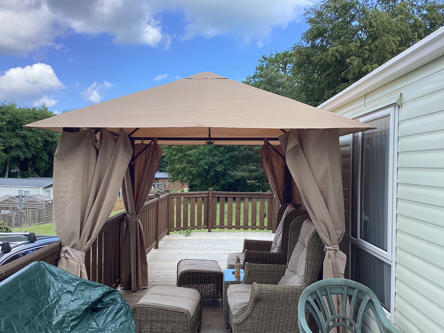 Customer photo review of Venice Garden Gazebo Canopy
