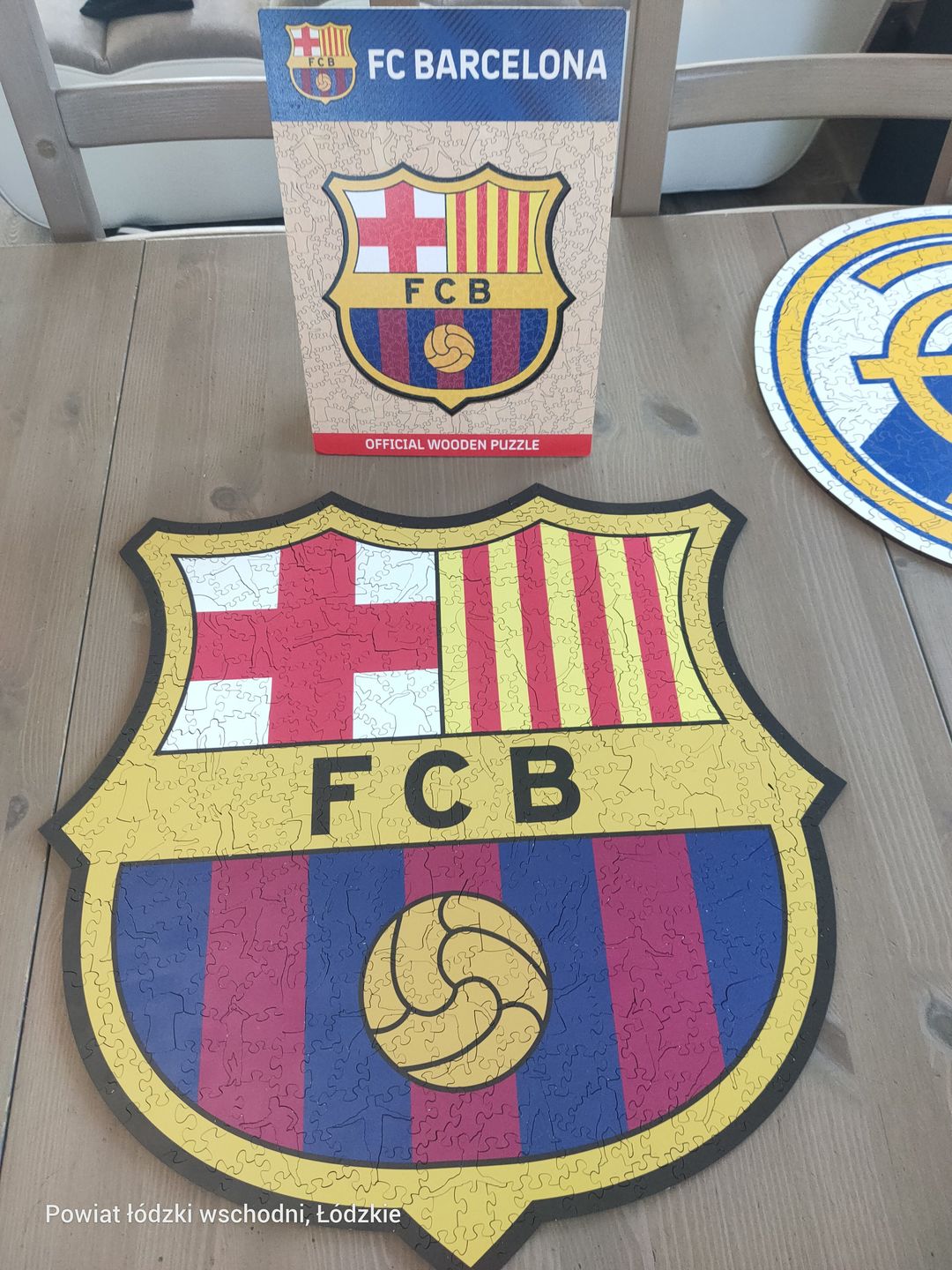 Customer photo review of AC Milan® Logo - Official Wooden Puzzle