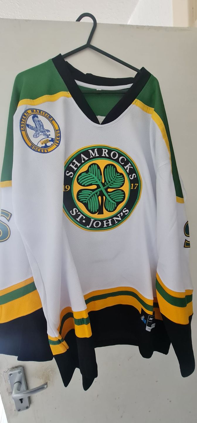 Customer photo review of Ross The Boss Rhea ST John's Shamrocks Hockey Jersey