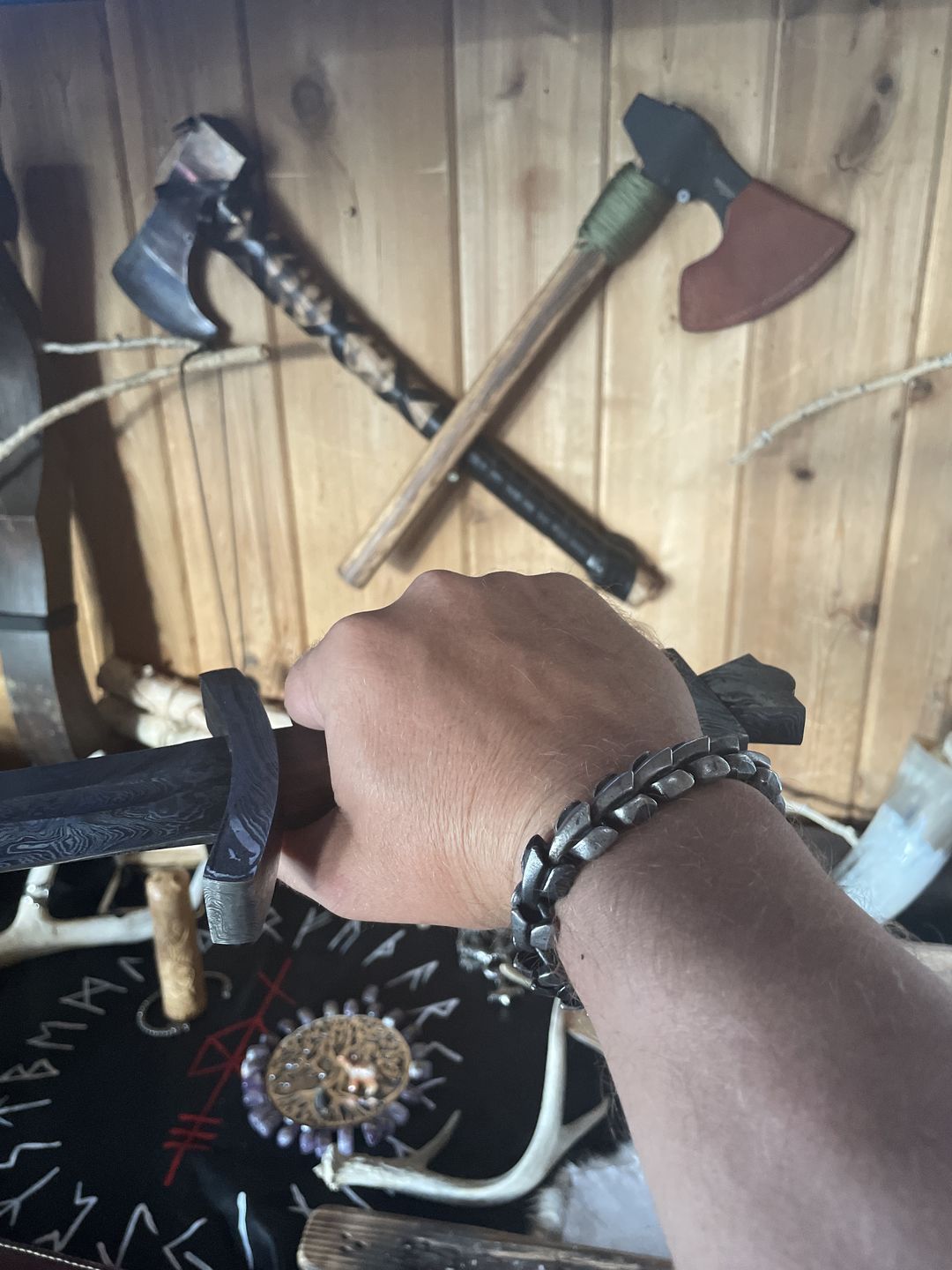 Customer photo review of The Midgard Serpent - Stainless Steel Bracelet