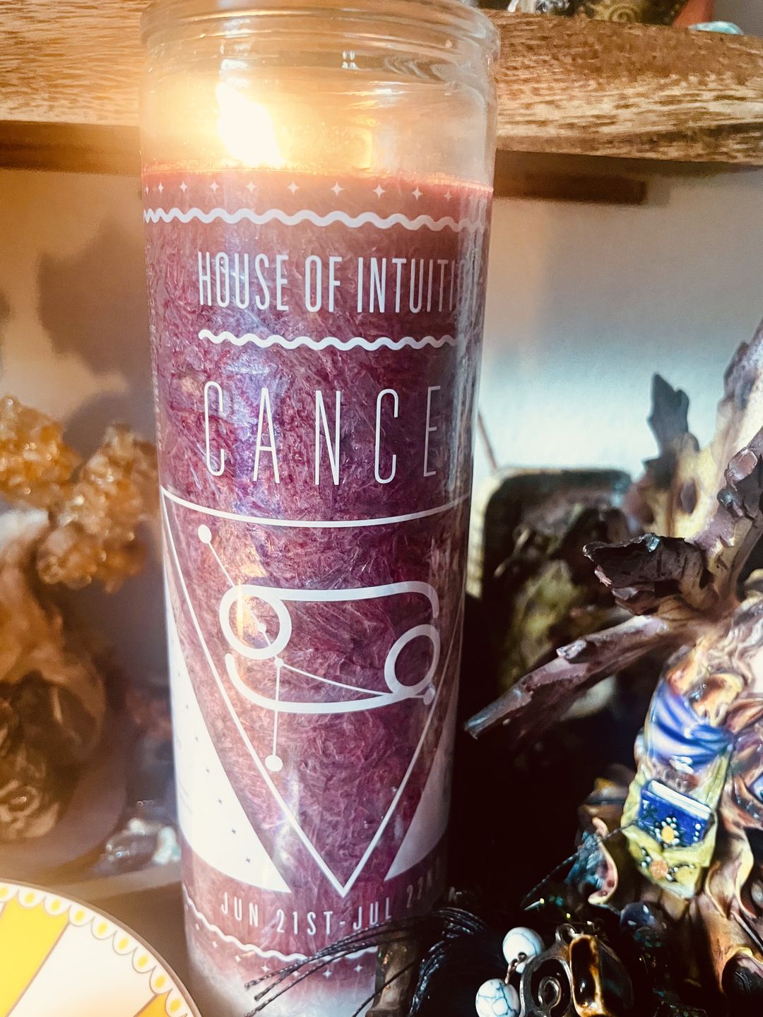 Customer photo review of HOI Cancer Zodiac Candle