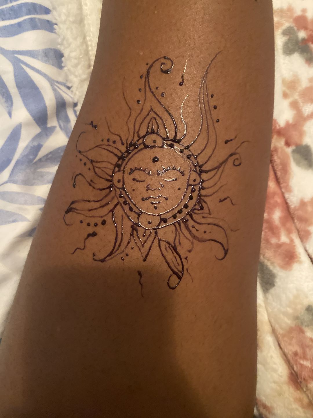 Customer photo review of 1/2 oz. Jagua tattoo gel combo kit