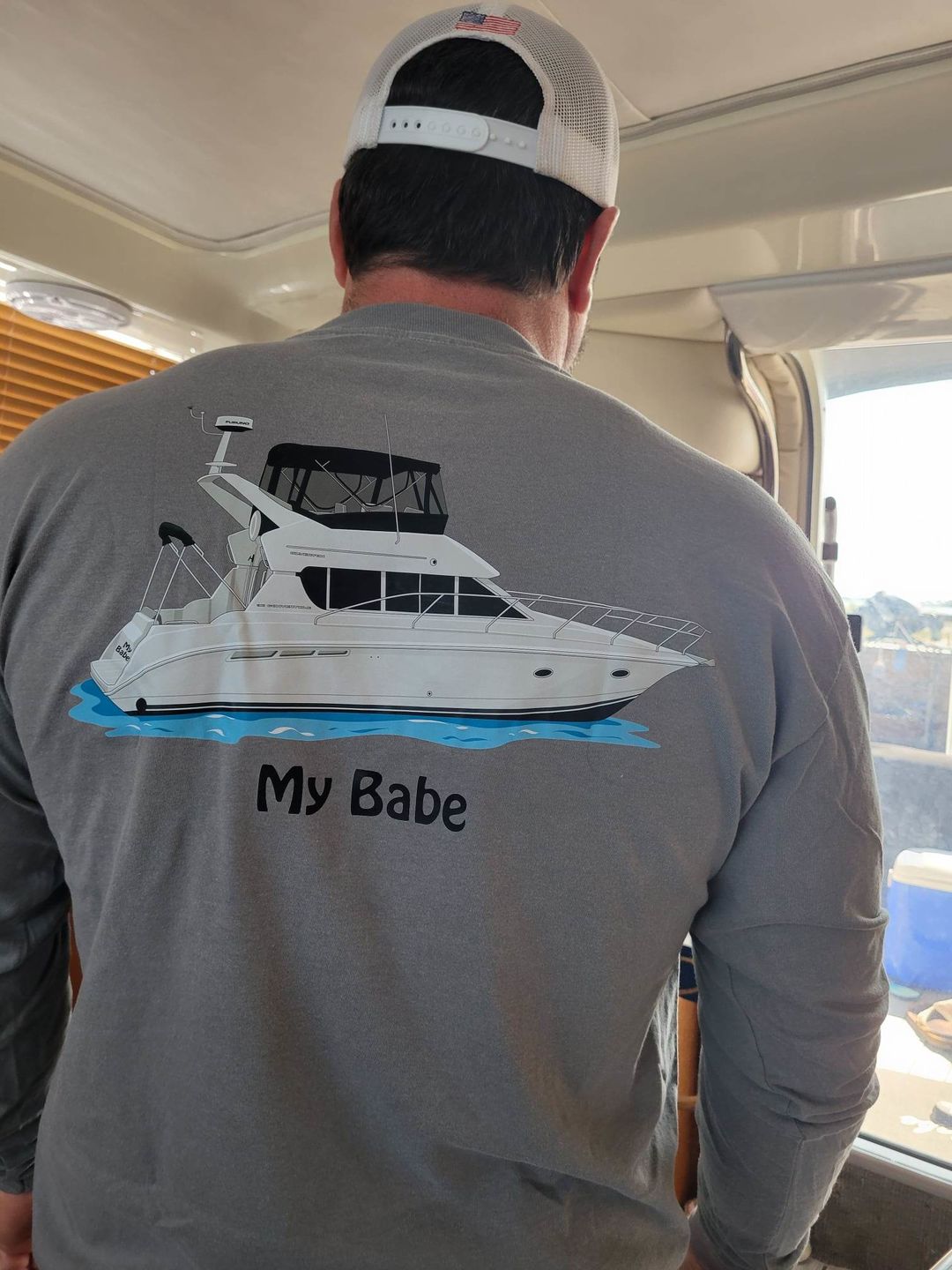 Customer photo review of Custom Long Sleeve Shirts with Pocket