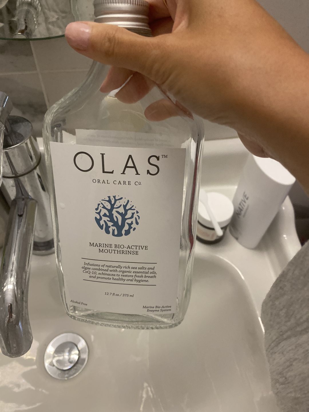 Customer photo review of NEW - OLAS Marine Bio-Active Toothpaste