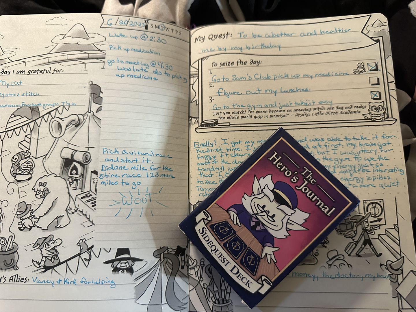 Customer photo review of Istoria Magic Academy - SideQuest Deck