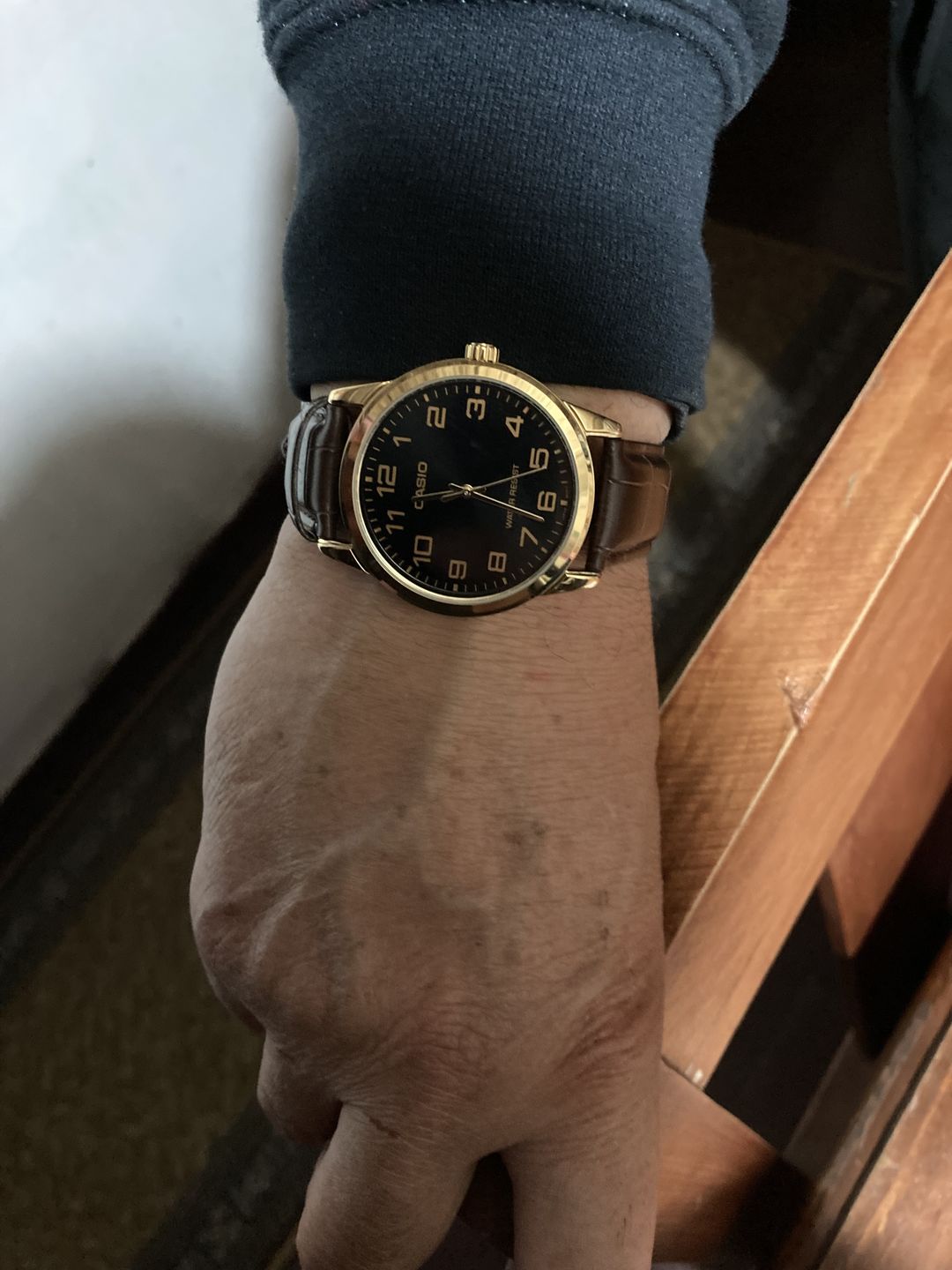 Customer photo review of Reloj Casio Análogo MTP-V001GL-1BUDF Negro Correa de Cuero